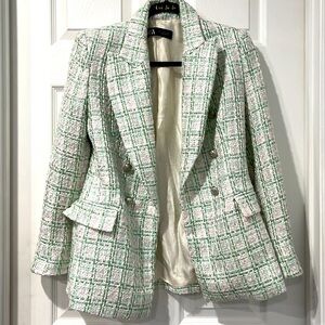 Zara pink and green blazer (never worn)